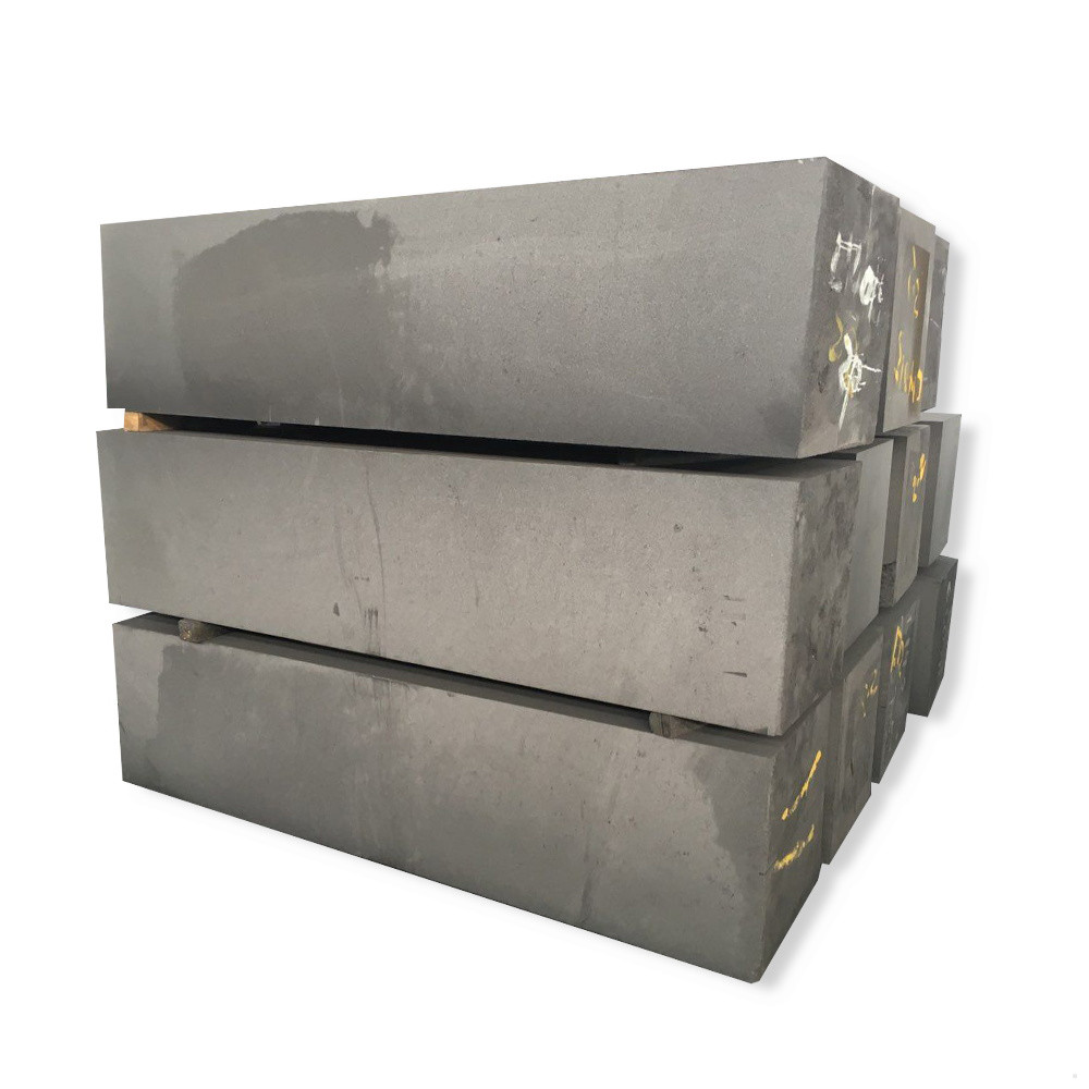 Graphite block for heat exchanger