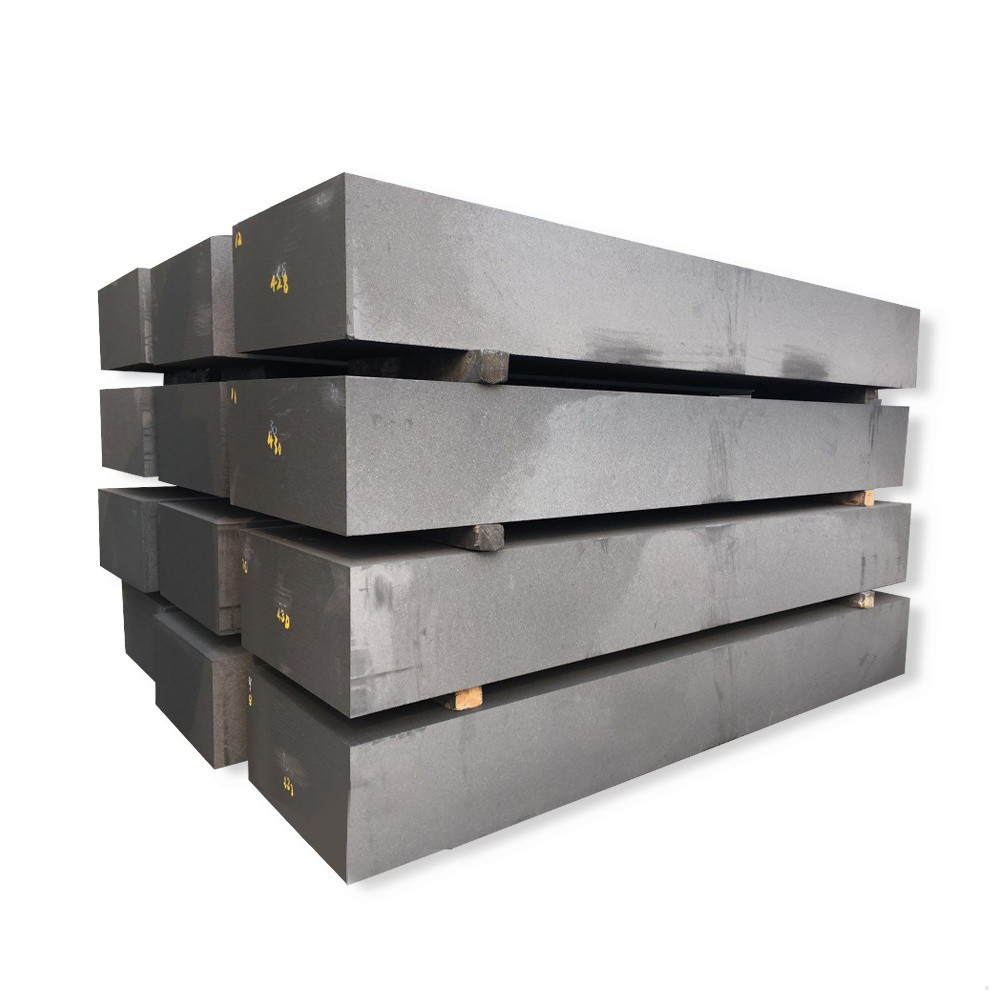 High purity molded graphite block