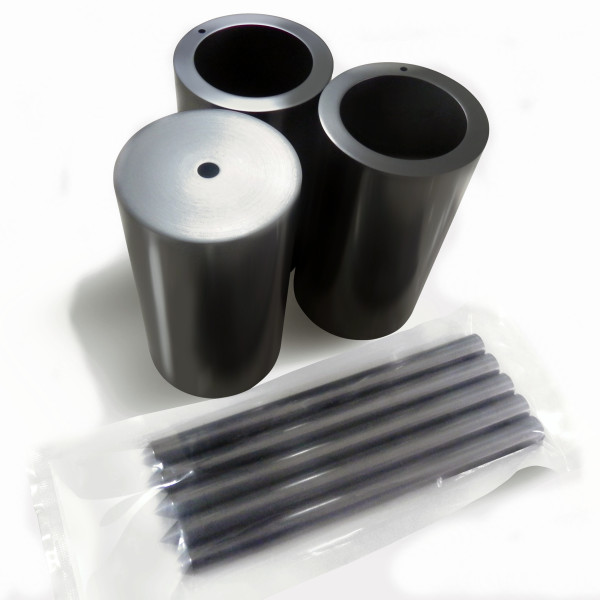 Gold silver melting graphite crucible